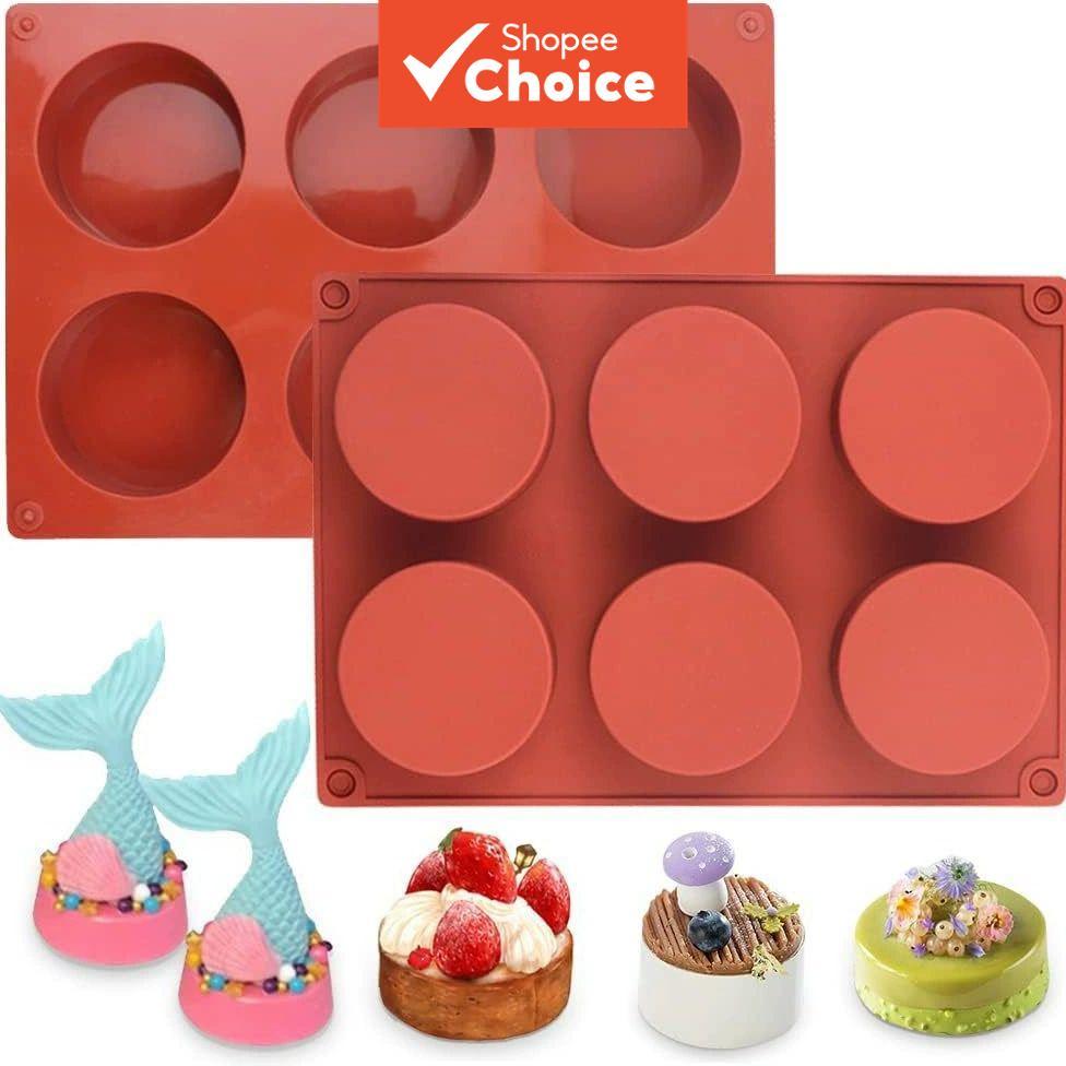 O Cozimento Projeto Redondo Do Disco Molde Bolo Silicone Para A Sobremesa Caseira Da Mousse E Criação
