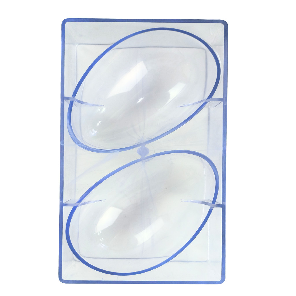 1 Forma Policarbonato Profissional Ovo 140x92x45 - 2 Cavidades 300g Ovos Caseiro Molde Páscoa