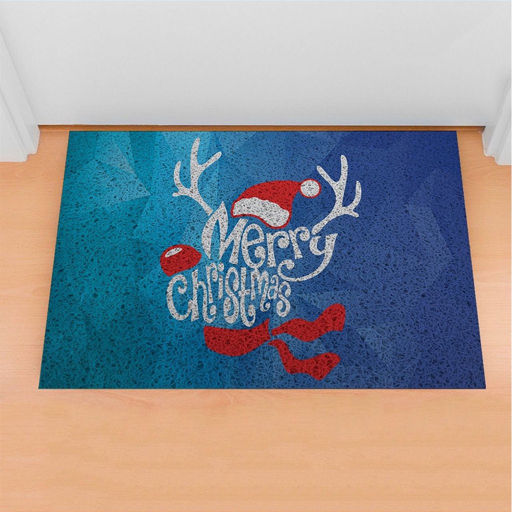Tapete de Porta Divertido Capacho Natal - Merry Christmas Natal Divertido