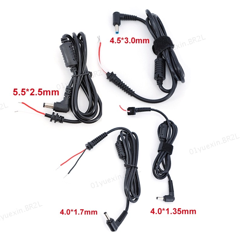 Cabo De Alimentação DC 20AWG 5A 5.5x2.5 4.5x3.0 7.4x5.0 4.0x1.7mm Adaptador De Plugue Para PC Carregador De Laptop BR2L