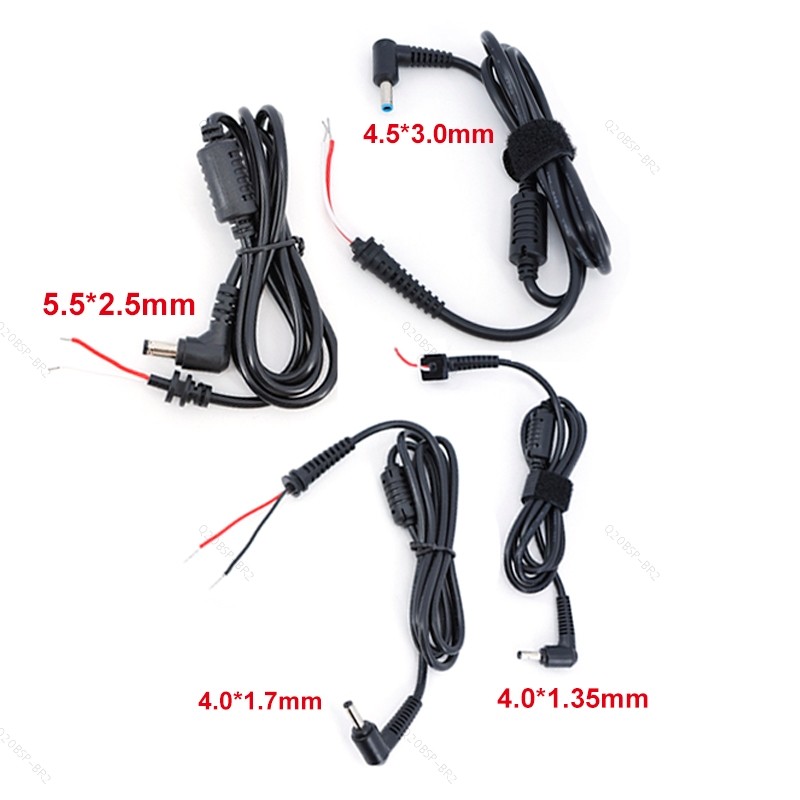 Cabo De Alimentação DC 20AWG 5A 5.5x2.5 4.5x3.0 7.4x5.0 4.0x1.7mm Adaptador De Tomada Para PC Laptop Carregador BR20B2