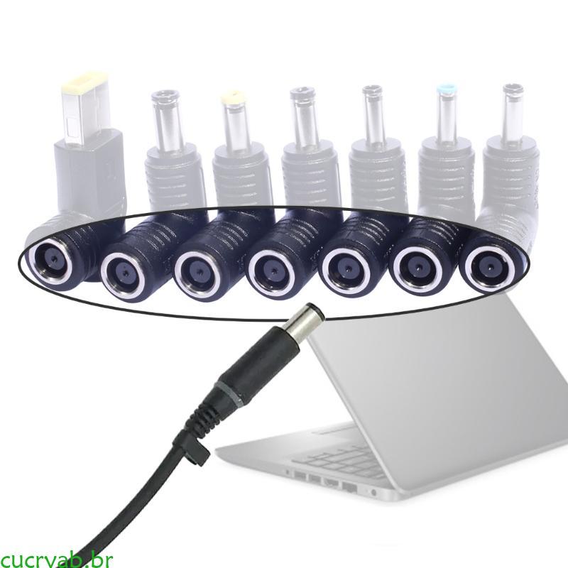 Alimentação Para Laptop cucryab 4 5x3 0mm 6 0x3 6mm 5x2 5mm 5 5x2 1mm A 7 4x5 0mm Conector Fêmea Adaptador Po