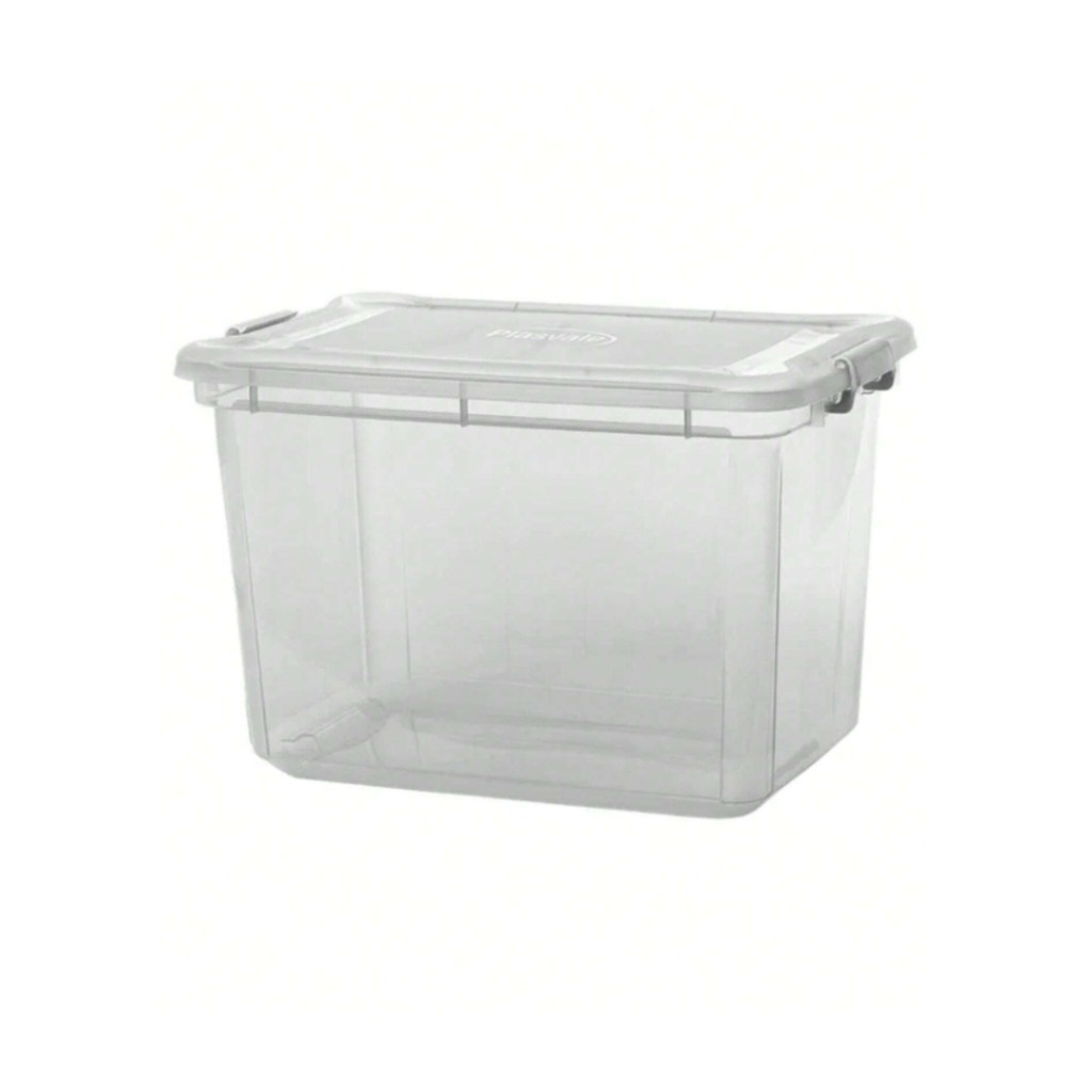 Caixa Organizadora Multiuso Design Sofisticado Prático C/ Travas 35L