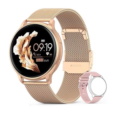 2026 smartwatch Bluetooth Chamada Relógio De Aço Com Mostrador Personalizado Feminino Rastreador Esportivo Masculino Mon