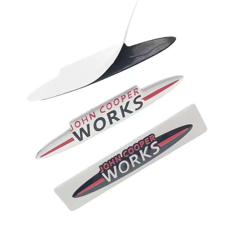 Car-Styling Metal Stickers JCW Emblem Grille Badge For Mini Cooper S John Cooper Works R50 R52 R53 R55 R56 R57 R58 R59 F