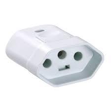 Adaptador De Tomada Benjamin T 3 Saidas 2p+t 10a 250v Pino Segurança Qualidade Original