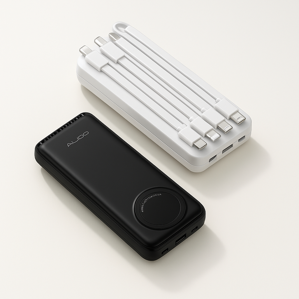 Carregador Power Bank Portátil 20000mah Universal Saida 4 Cabos
