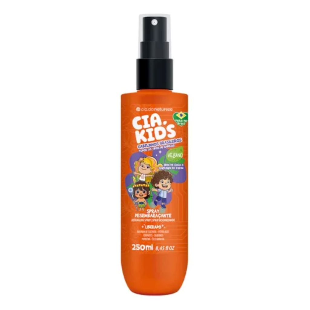 Spray Desembaraçante Cia Natureza Cabelinhos Brasileiros - 250ml