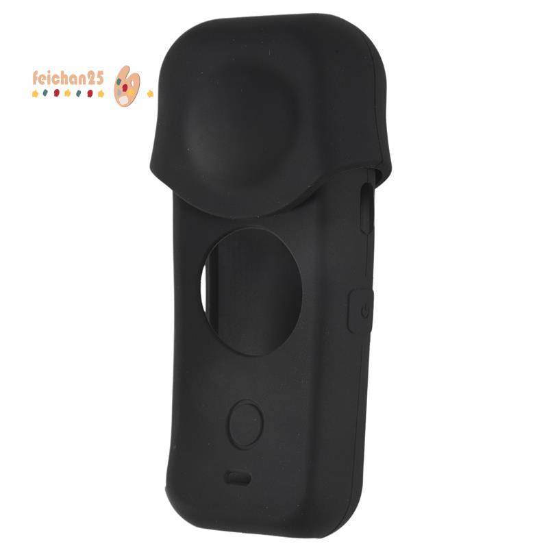 [Fast F] Capa De Silicone À Prova De Poeira Protetora D'água Para Lente Câmera One X2 Preta