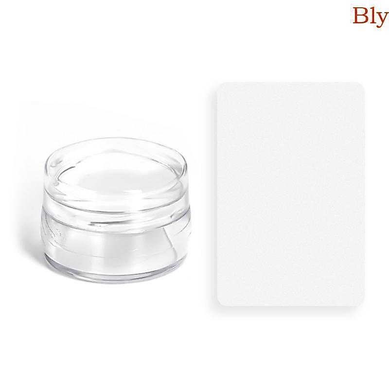 Bly Conjunto Carimbo Unhas Silicone Prático E Macio Para Uso Salão Beleza, Arte Elegante Design Clar