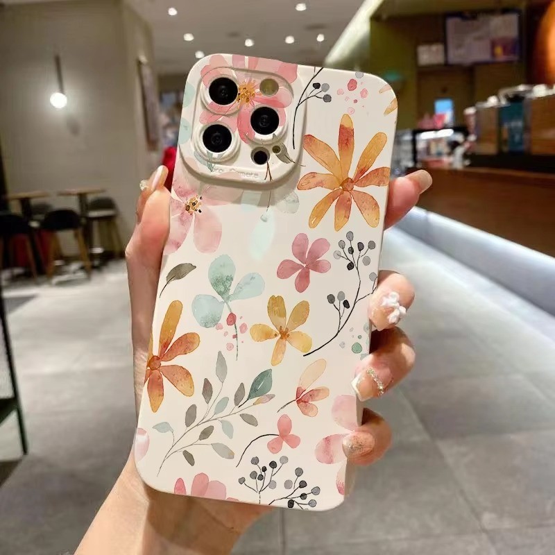 Silicone Macio Colorido Caso De Telefone Para Samsung 25 S24 S25 FE S23 S24 S23 Ultra S26 S21 Plus S21 Bonito Arte Prima