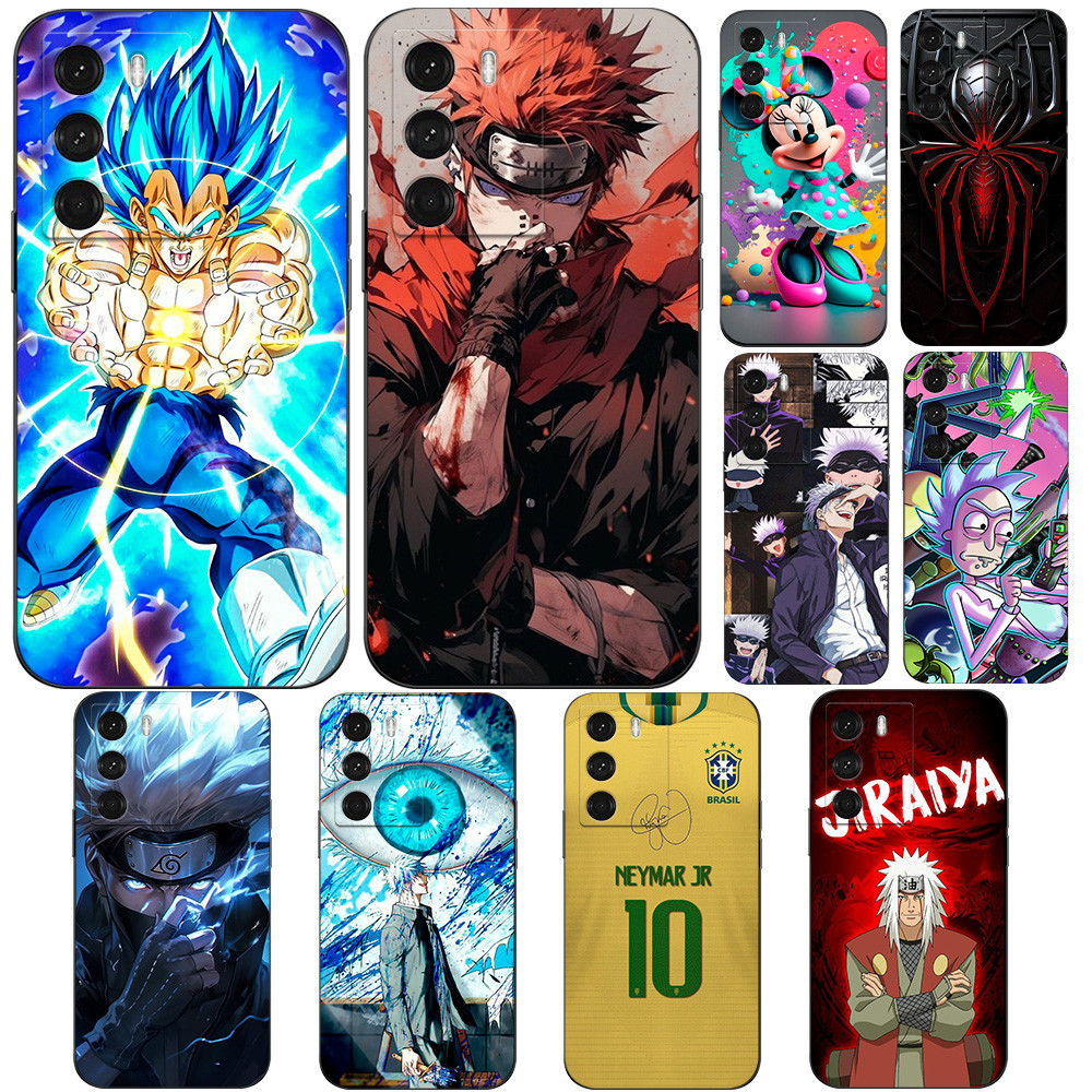 Para Motorola Moto G200 5G Caso De Telefone Silicone Macio Protetor Preto Tpu Arte Lendária