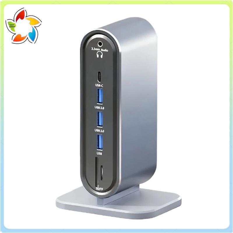 Estação De Acoplamento Vertical 12 Em 1 , Hub USB C Tipo , Divisor Compatível Com 4K30Hz/LAN 100M/USB3.0 , Conversor De