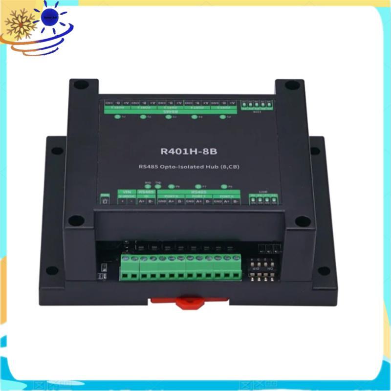 [Le's Shop] 8 Canais RS485-Hub De Porta Serial Isolado Com Suporte Para Transmissão Transparente Meio Duplex De 32 Nós