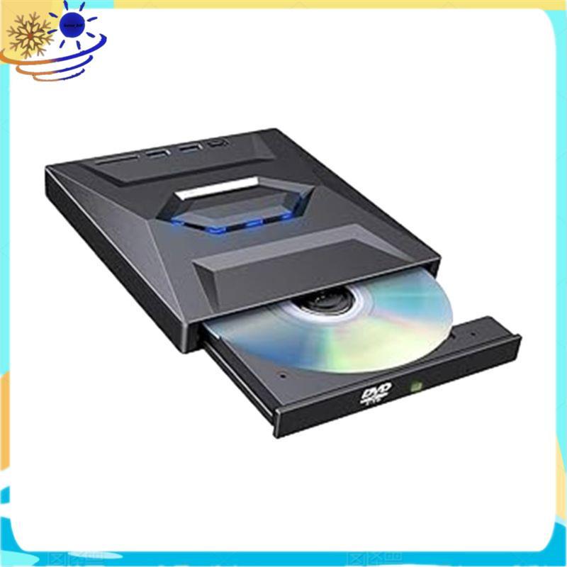 [Le's Shop] Unidade Blu-Ray Externa Portátil Multifuncional USB/Tipo C VCD/DVD Leitor De Queimador De CD Incluindo Hub E