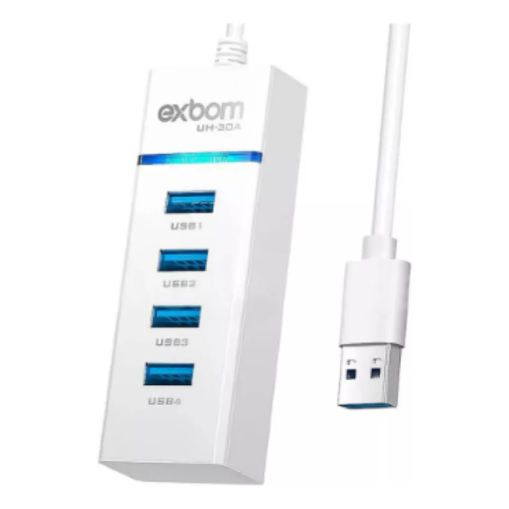 extensao Hub 4 Portas Usb 3 0  Speed Pen Drive