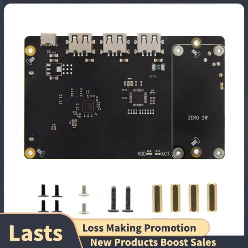 X301 2.5 Polegadas SATA HDD/SSD NAS Placa De Expansão De Armazenamento HUB USB Para Zero 2 W /