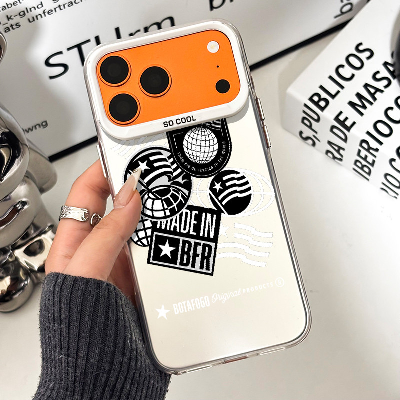 Capinha Made in BFR para iPhone 17 16 15 14 13 12 11 pro max 15 14 Plus Plus Capa Anti-Knock