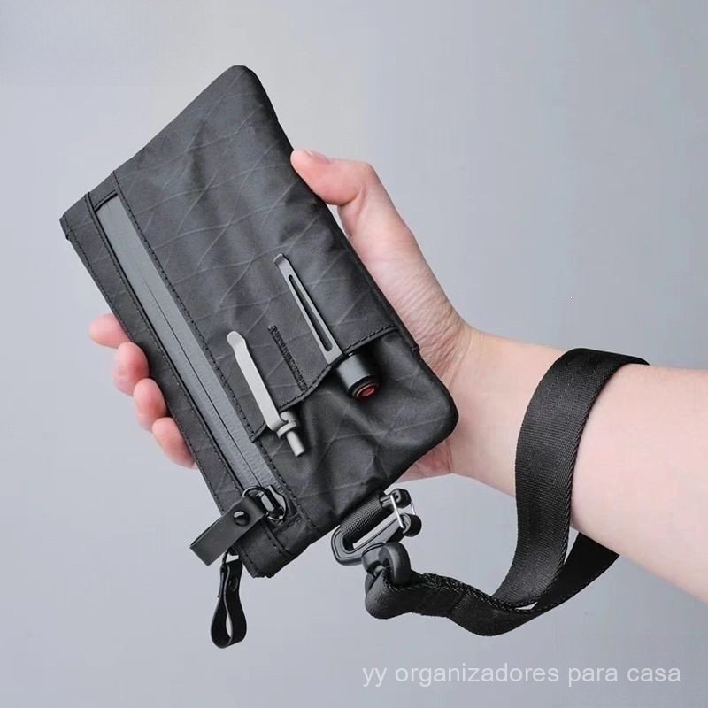 [Promoção Quente]~Porta-cartões Multifuncional para Homens, Porta-moedas Funcional, Bolsa de Chaves Masculina - Bolsa de