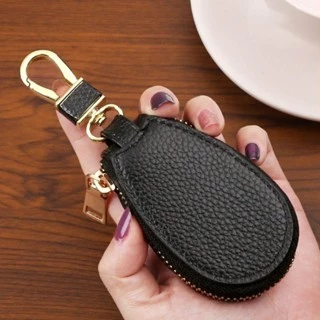 Chaveiro SUHU , Couro Com Zíper Para Carro , Bolsa De Moedas Clássica Gancho Universal , Homens E Mulheres