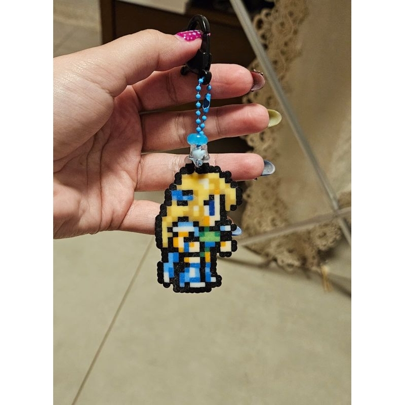 Celes FINAL FANTASY VI - Chaveiro Hamma Beads