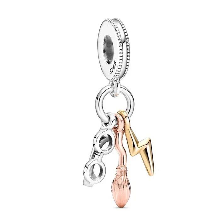 Berloque Charm Universo Mágico Místico H-P Pingente Magia Fantasy Para Pulseira