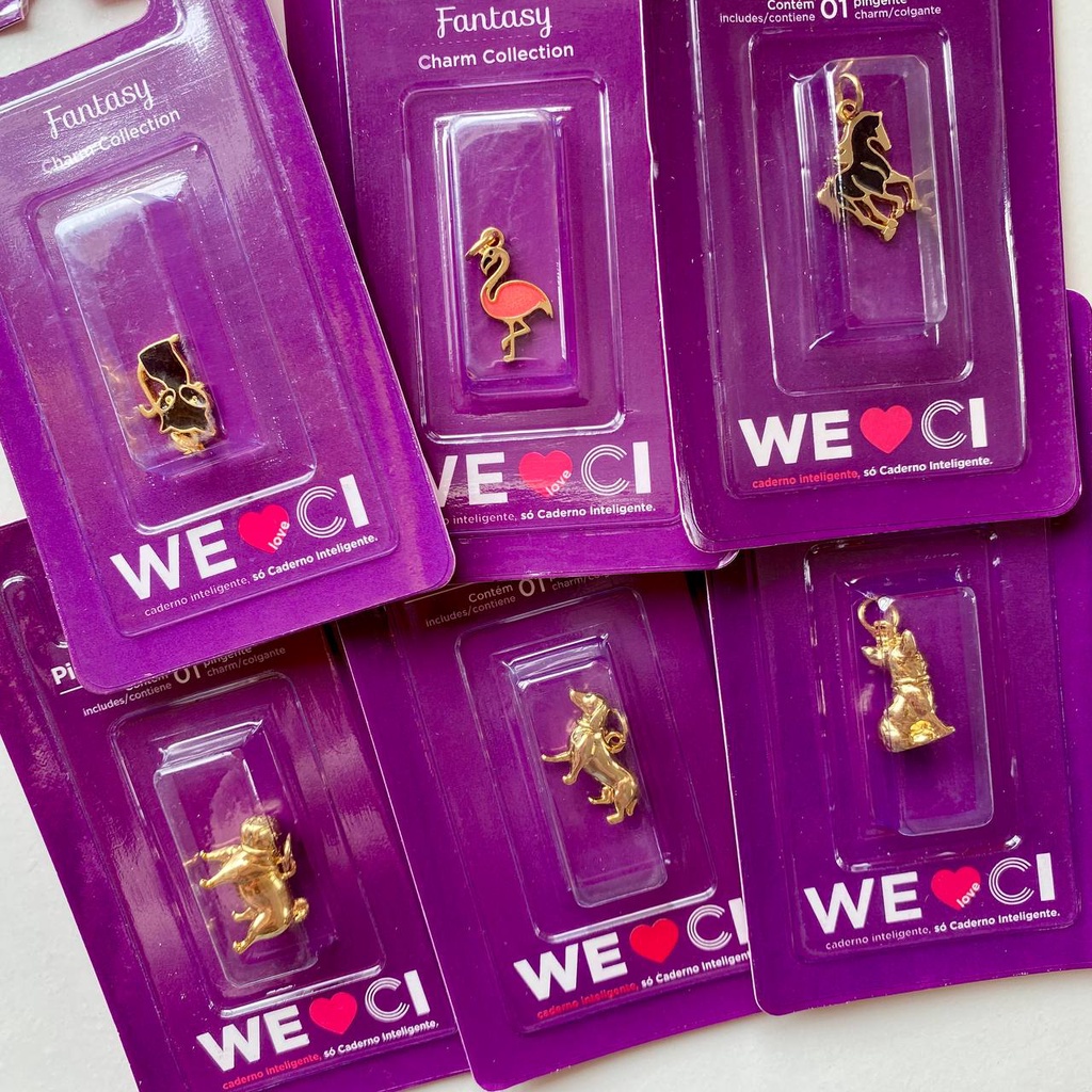 Pingente para Caderno Inteligente - Animais e Pets | Fantasy Charm Collection