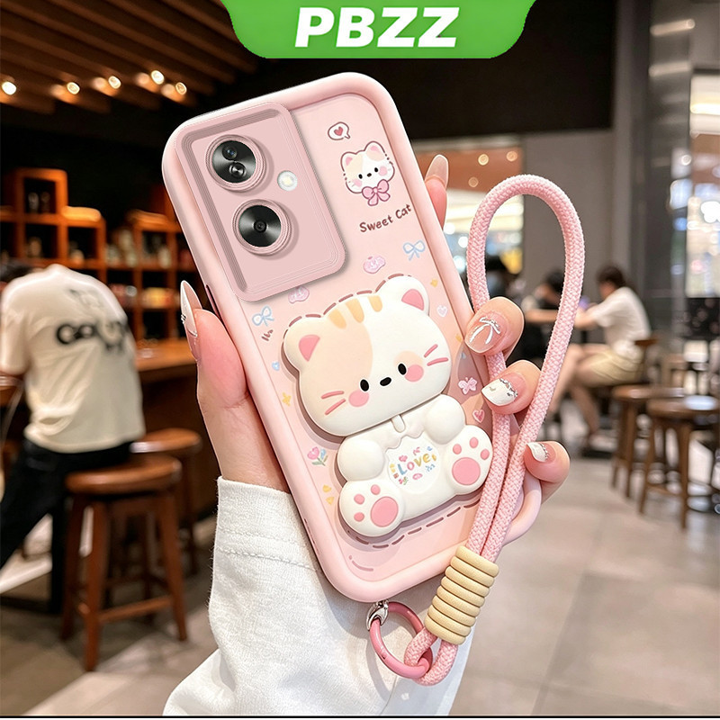 Capinha OPPO Reno 11f reno11 f 11 f25 pro a79 5g normal capa feminina anti impacto cordinha JTDTMZJ8