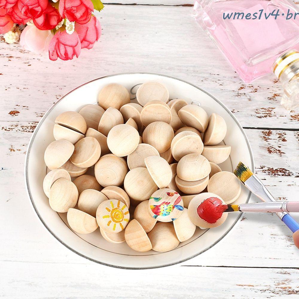 WMES Balls Bead Handmade DIY Eco-Friendly Inacabado Semi-Esférica Bolas Artesanais
