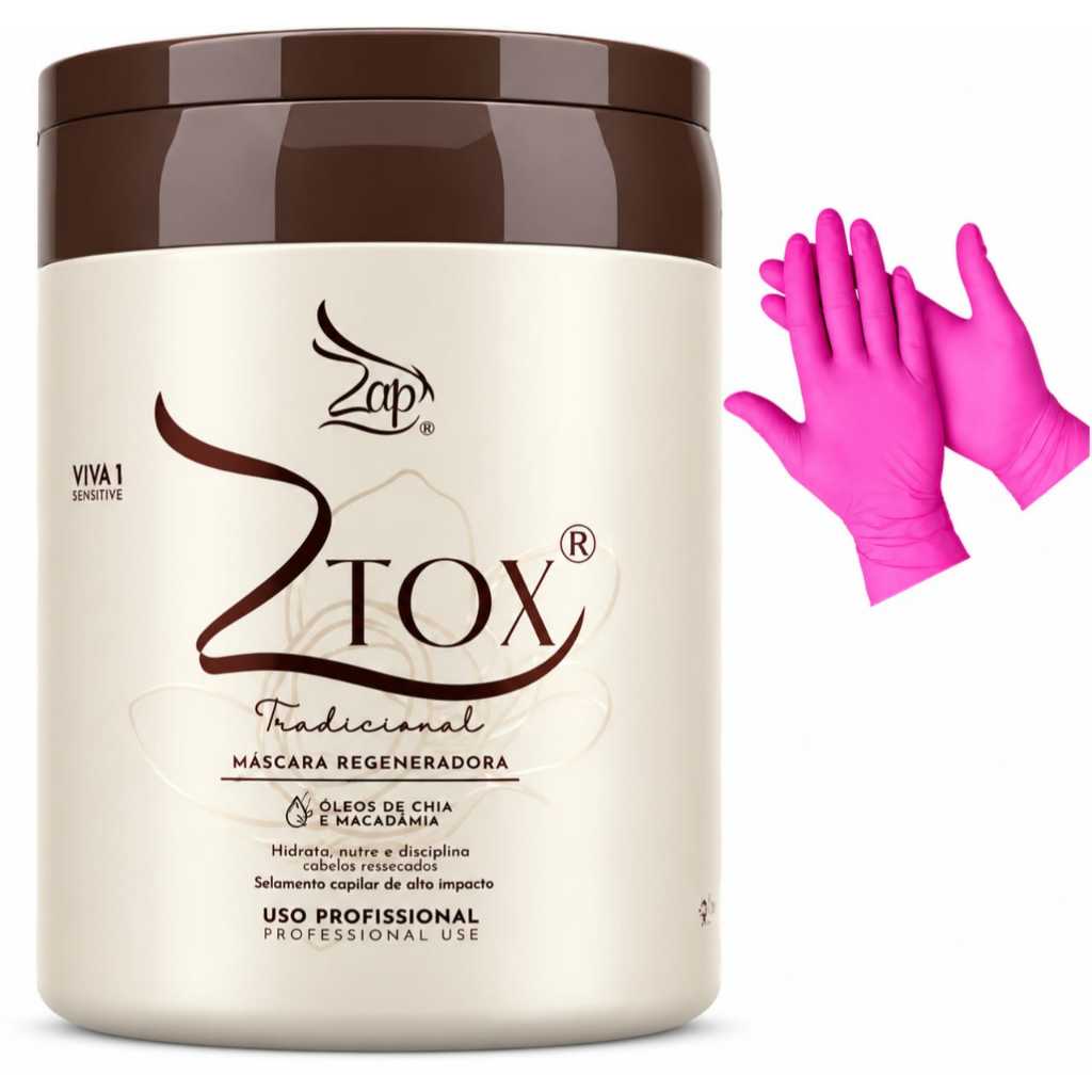 Zap Ztox BTX Máscara Regeneradora 950g Antifrizz Redutor de volume