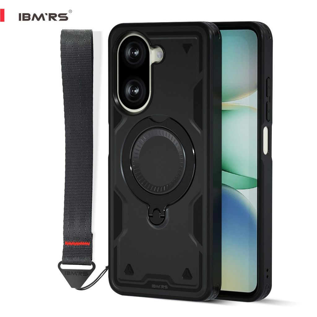 Para Redmi Xiaomi Poco C85x/C81 Pro Caso De Telefone À Prova De Choque Com Suporte E Cordão , PC + TPU Dupla Camada Arma