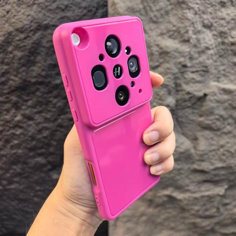 Capa para Telefone Xiaomi 15, 17 Pro Max, K90 Pro Max/POCO F8 Ultra, Capa Macia com Borda Redonda Colorida, Brilho Insta