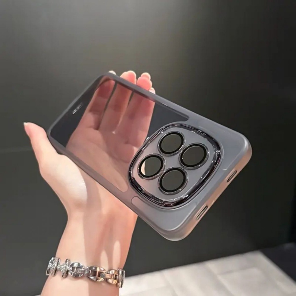 Xiaomi POCO M8 Pro 5G Capa Transparente Com Filme Protetor De Lente De Câmera À Prova De Choque Traseira Do Telefone
