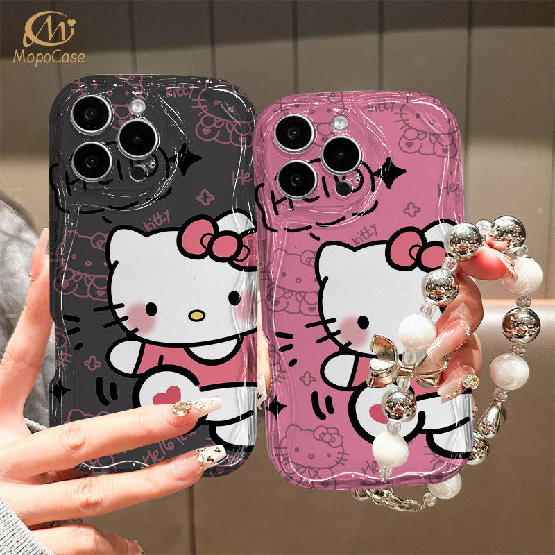Capa Para Redmi Note 14 Pro 13 12 11 10 9 8 14C 13C 12C 10C 9A POCO X7 C75 C65 Hello Kitty De Telefone Mopo