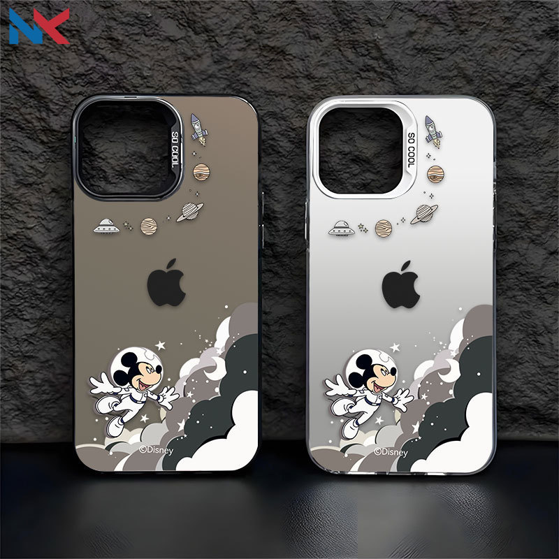 Capa Para Redmi Note 14 Pro 13 12 11 10 12S 14C 13C 12C 10C POCO X7 X6 C75 C65 IMD De Telefone Mickey Astronauta NKCase