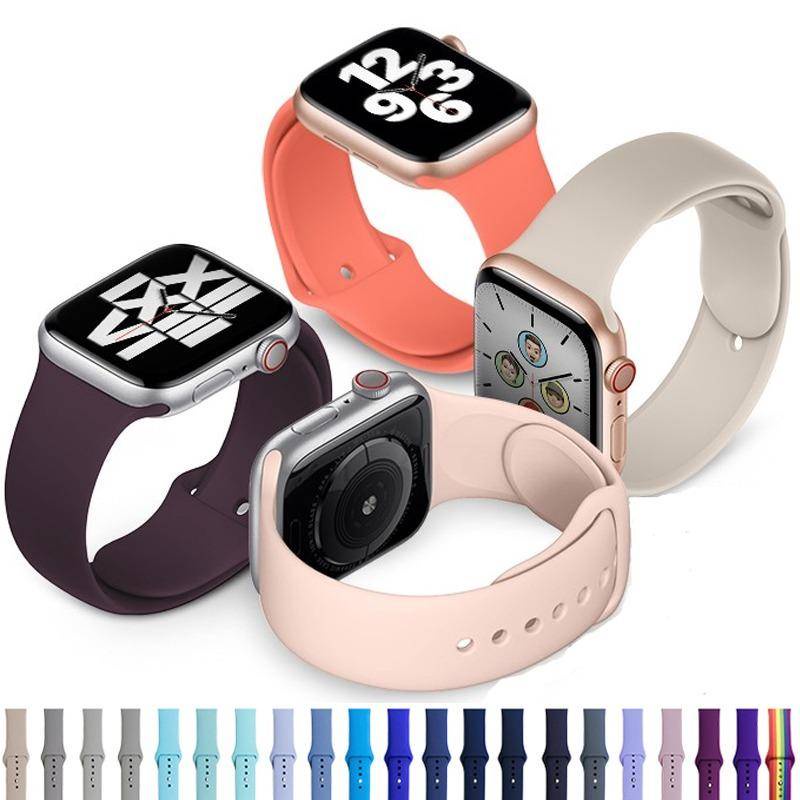 pulseira silicone lisas para smartwatch iwo HW ultra Compativel Apple Watch 38 40 41 42 44 – Top de Linha