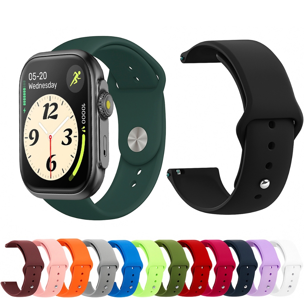 Pulseira 22mm de silicone LISA para Smartwatch Bettdow FB041
