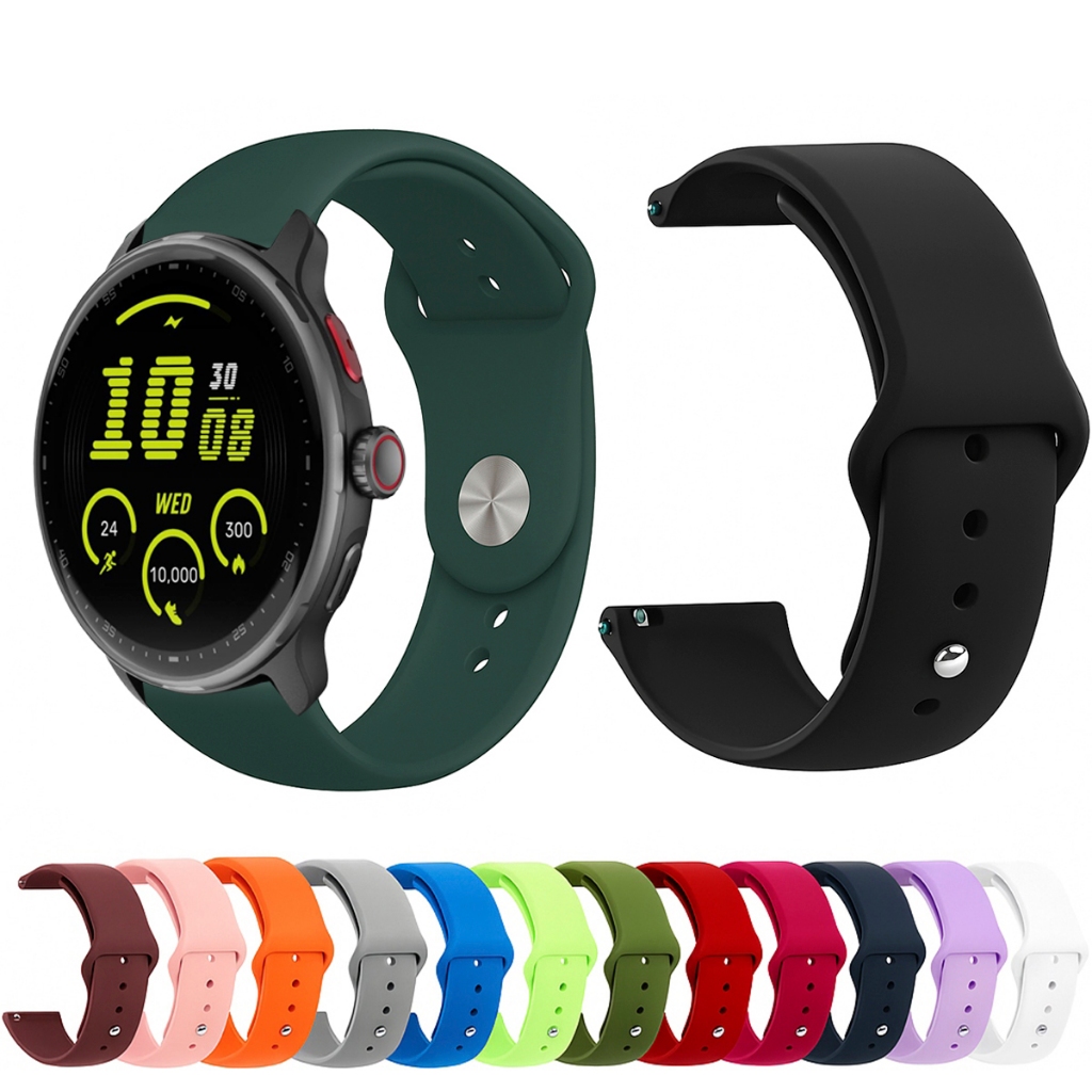 Pulseira 22mm de silicone LISA para Smartwatch Bettdow Fb050