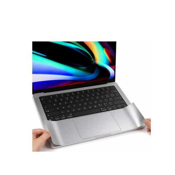 Skin Premium Silver prata para o palmrest e trackpad dos MacBooks