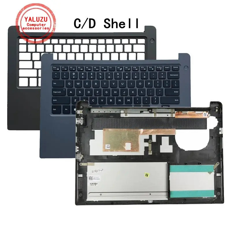 Capa Para Laptop Dell Inspiron 14 7000 7472 7460 P74G Teclado Palmrest Superior/Base Inferior 35HW3 035HW3 AM1Q3000110 】