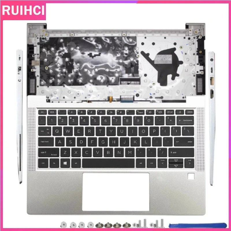 Novo Para HP EliteBook 630 640 650 G8 G9 G10 Eua Teclado Portátil Palmrest Capa Superior Caso Substituição N10777-001