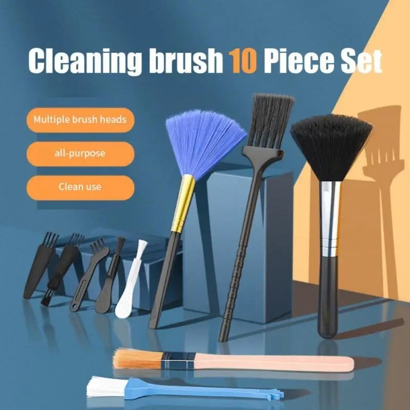 Cleaning Brush for Phone Computer Keyboard Nylon Bristles Non-slip Handle Tools Multifunctional Computers Brushes