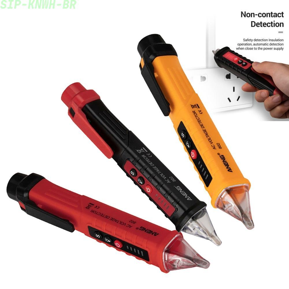 [SIP-KNWH-BR]Detector Voltage Detector White Handtool 12-1000V Sensitivity Non-Contact-New In 11-