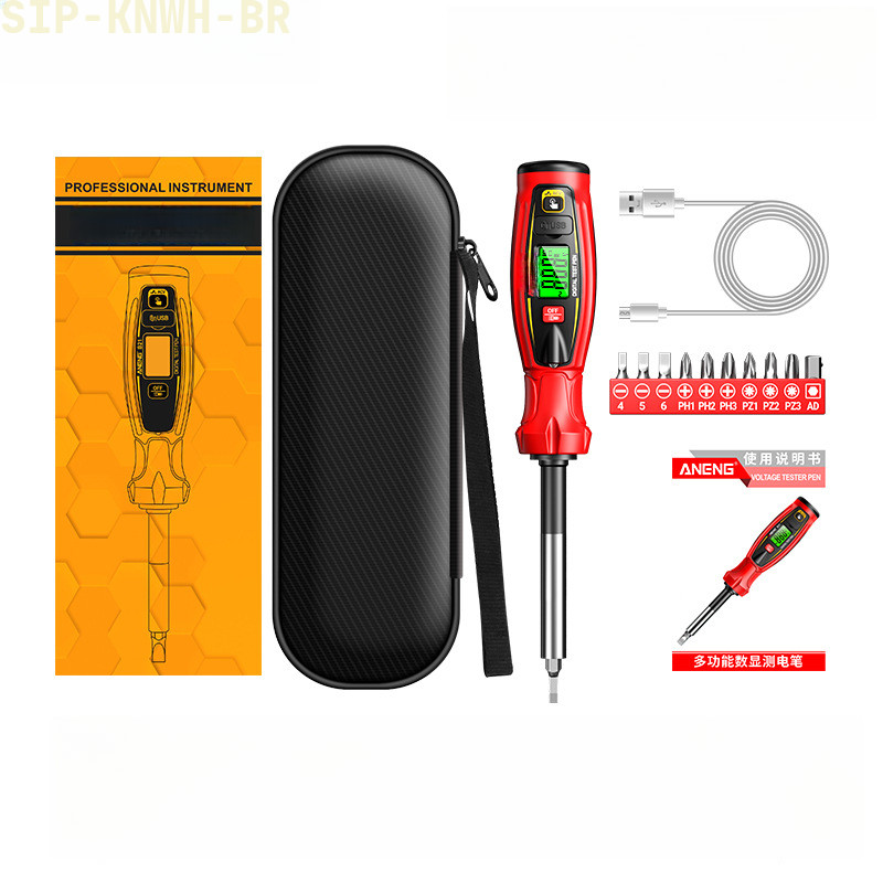 [SIP-KNWH-BR]Non Contact Voltage Tester Lcd Screen Indicator Audible And Visual Alarm-New In 11-
