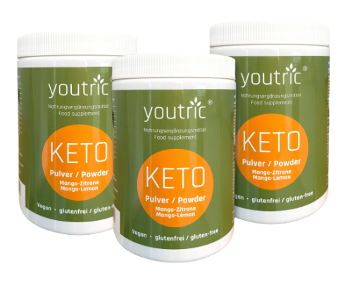 youtric® KETO Pulver Mango-Zitrone