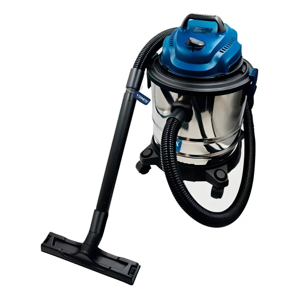 Aspirador de Pó e Água 3 em 1 Vonixx Fast 20L 1400W Rodízio 127V
