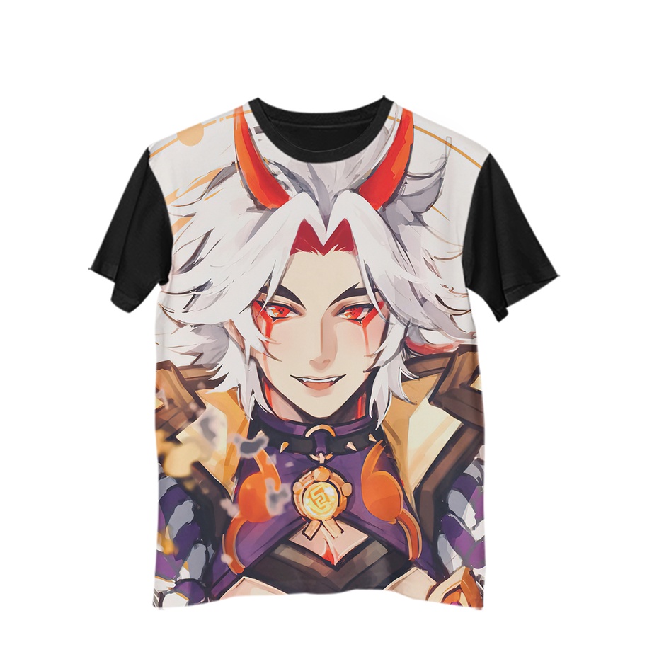 Blusa Camisa Genshin Impact Itto Arataki Fan Art Husband G2500