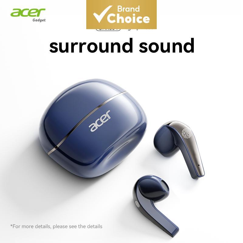 Acer OHR554 Fones De Ouvido Bluetooth 5.4 HiFi Master Tuned Drivers Bateria 24H Design Semi-In-Ear Música Uso Diário Via