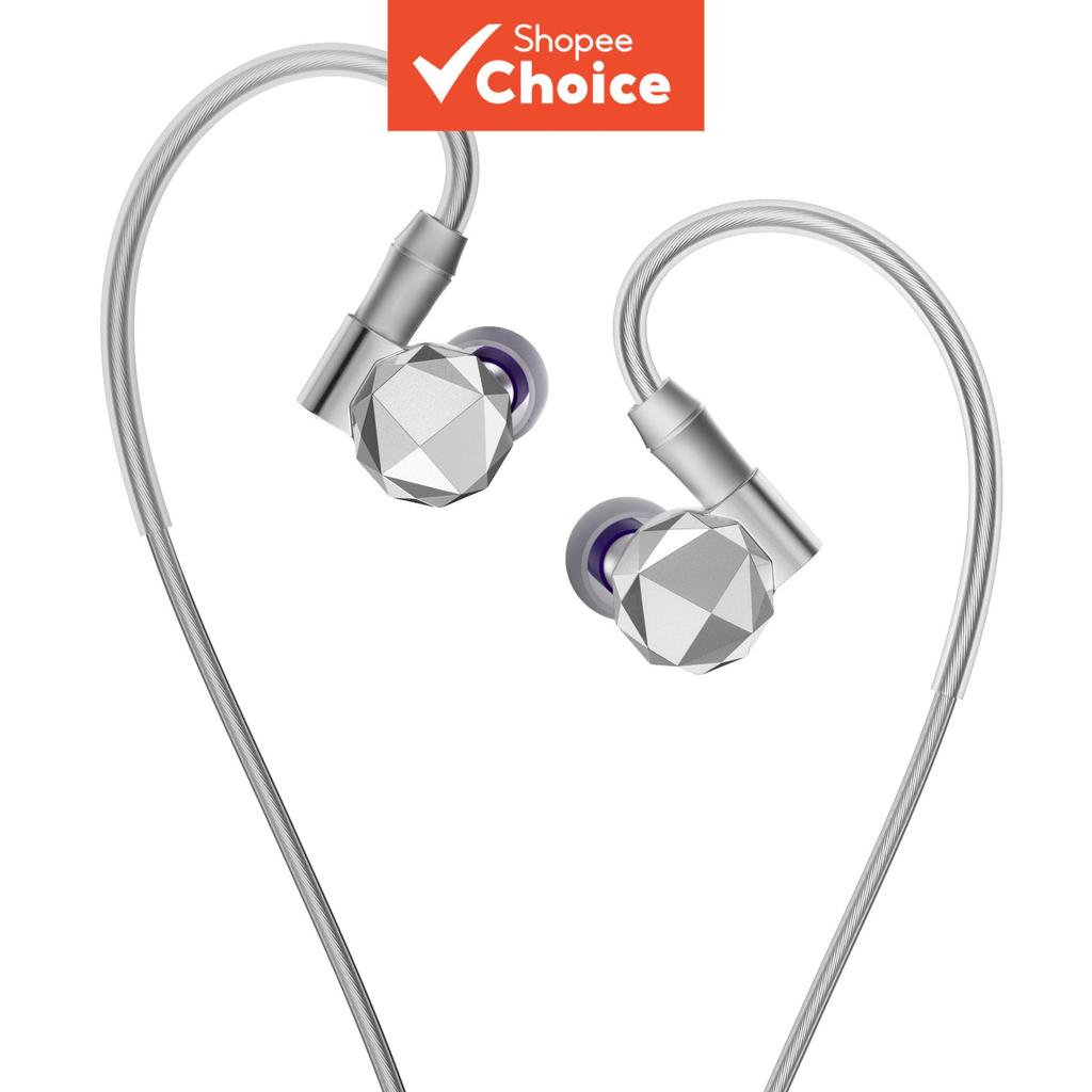 TRI i2 Fones De Ouvido Kongtong In-Ear HiFi IEM 12mm Planar Driver Magnético Com Fio CNC Capa De Liga De Alumínio 5N OFC
