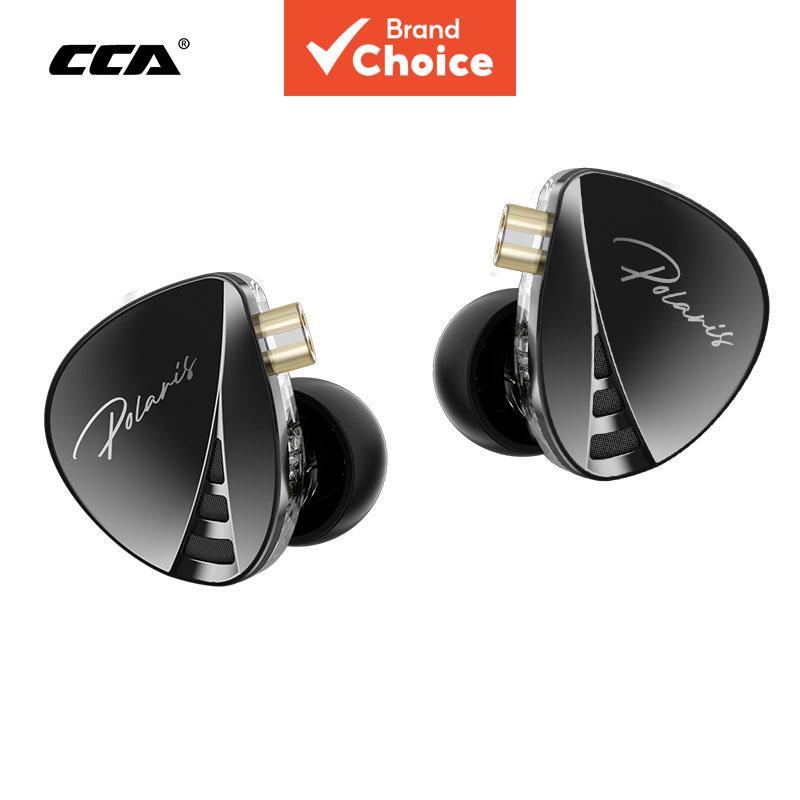 Fones De Ouvido CCA Polaris IEMs Ajustáveis HiFi In-Ear Com Fio Driver Dinâmico De Cavidade Dupla Cabo Removível Música